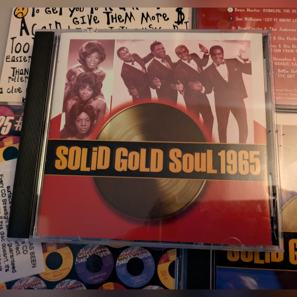 2/$18 1991 "Solid Gold Soul 1965" Music Compilation CD